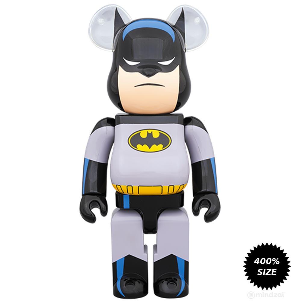 Batman Animated 100% + 400% Bearbrick Set by Medicom Toy - Mindzai