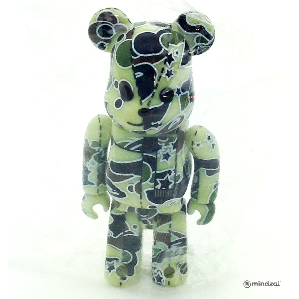 BAPE Play Series 2 Bearbrick - Bape Camo Light Green 100% Size