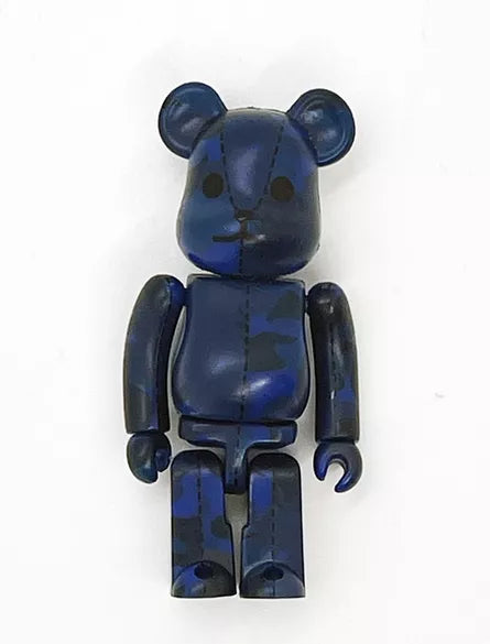 BAPE Play Series 2 Bearbrick - Bape Fire Camo Blue