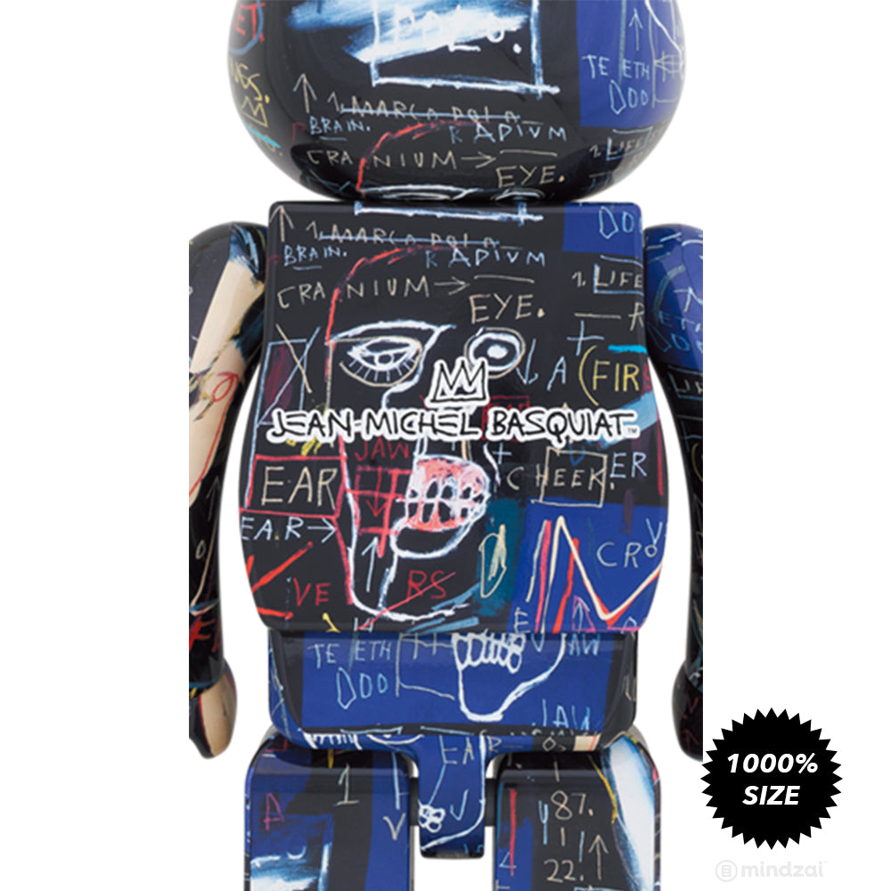 Jean-Michel Basquiat #7 1000% Bearbrick by Medicom Toy - Mindzai