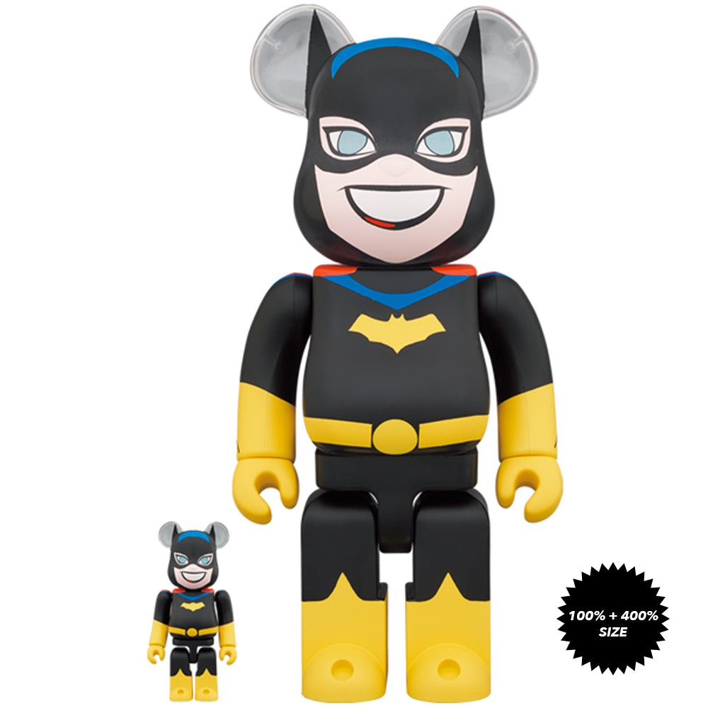 The New Batman Adventures Batgirl 100% + 400% Bearbrick Set by Medicom Toy