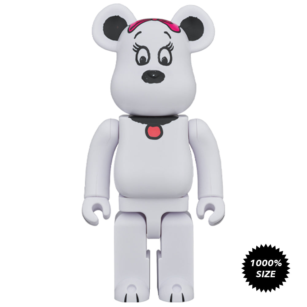 Belle from Peanuts 1000% Bearbrick by Medicom Toy