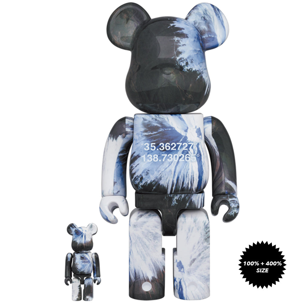 Benjamin Grant OVERVIEW Fuji 100% + 400% Bearbrick Set by Medicom Toy