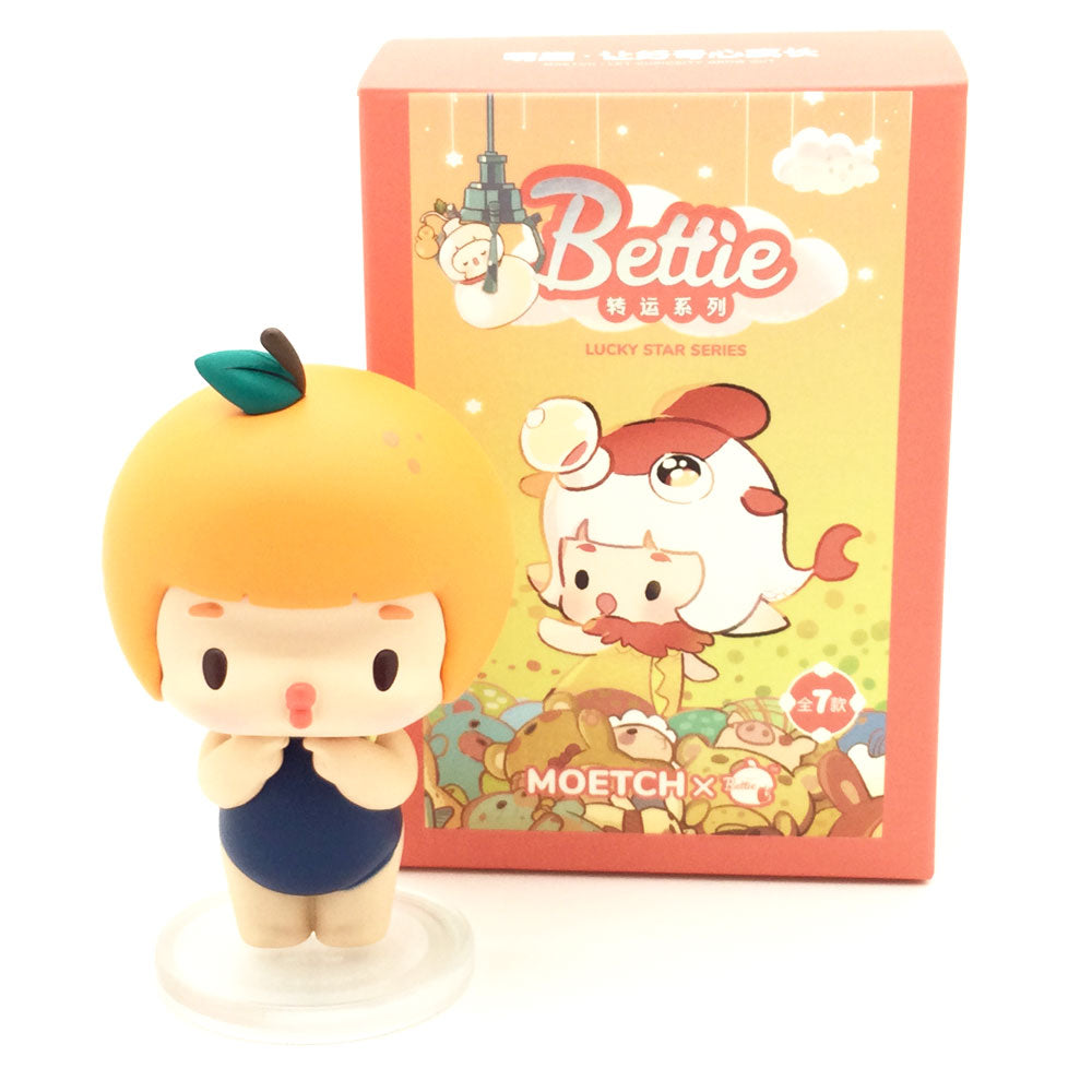 Bettie Lucky Star Blind Box Series by Yindao Murong x Moetch Toys - Big Orange