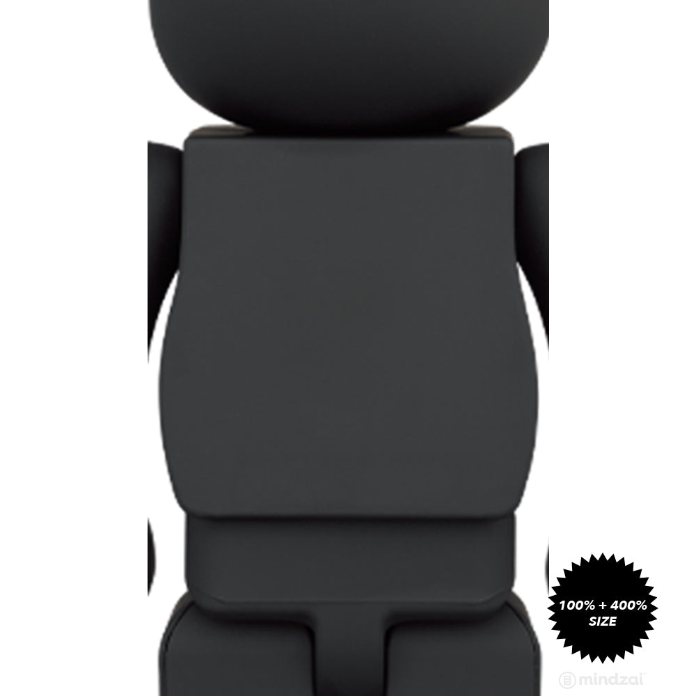 Oasis - Black Rubber Coating Ver. 400% Bearbrick by Medicom Toy