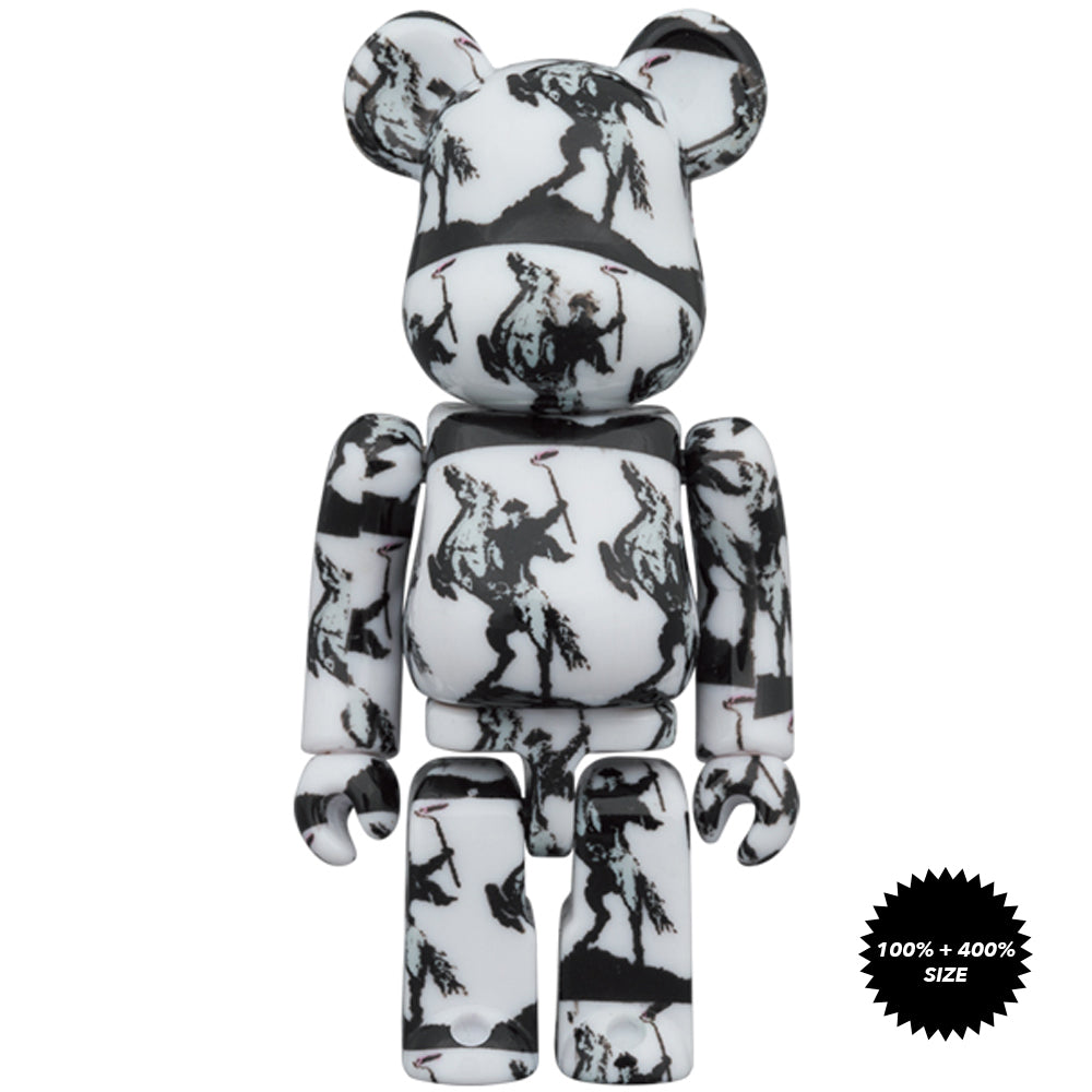 Banksy Highwayman 100% + 400% Bearbrick Set by Medicom Toy x