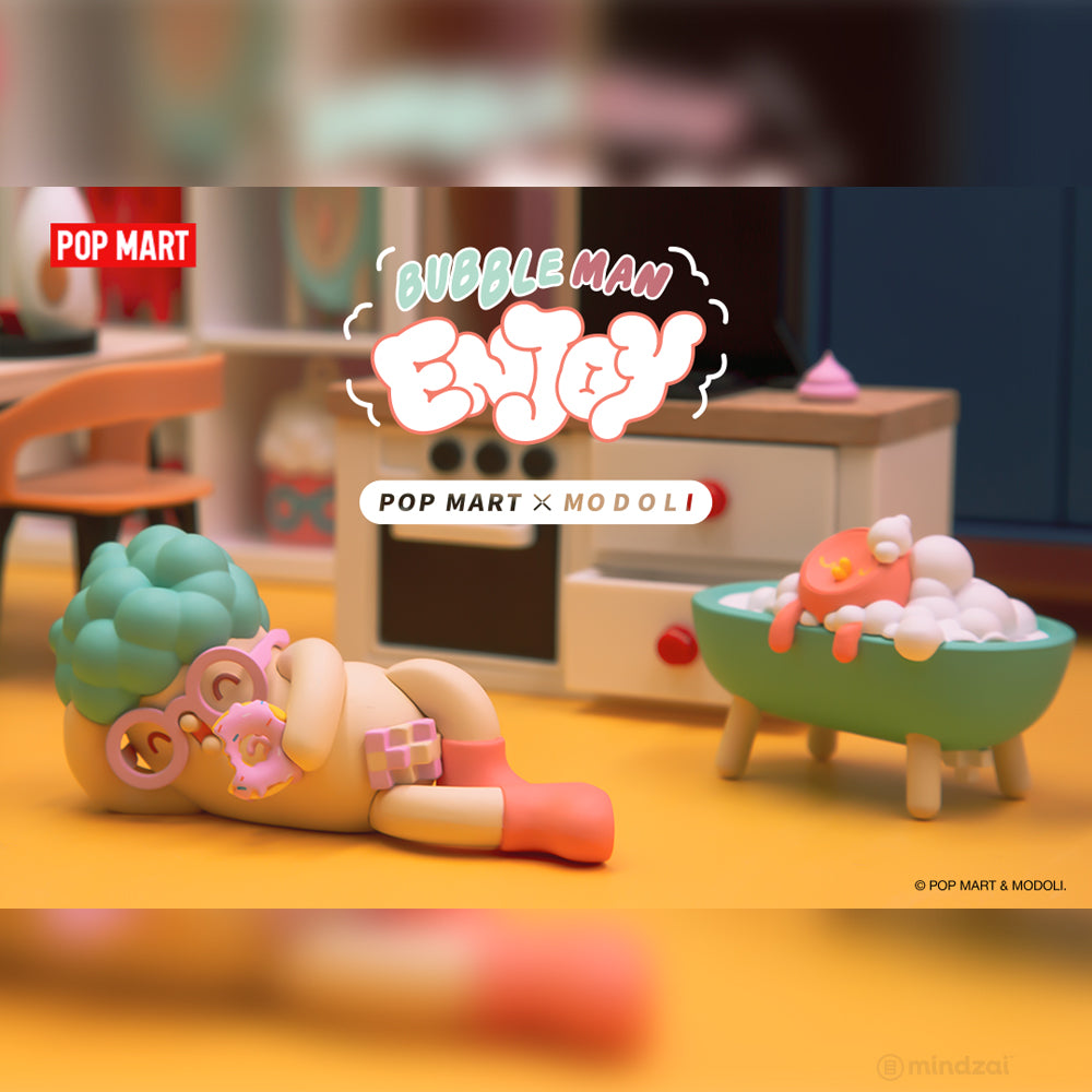 Bubble Man Enjoy Blind Box Series by Modoli x POP MART