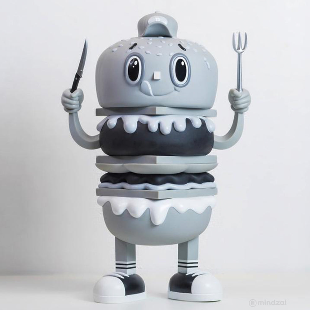 The Burgy (Mono. Ver.) by Christian Tamondong x Secret Fresh Gallery x ToyQube [Broken Fork]