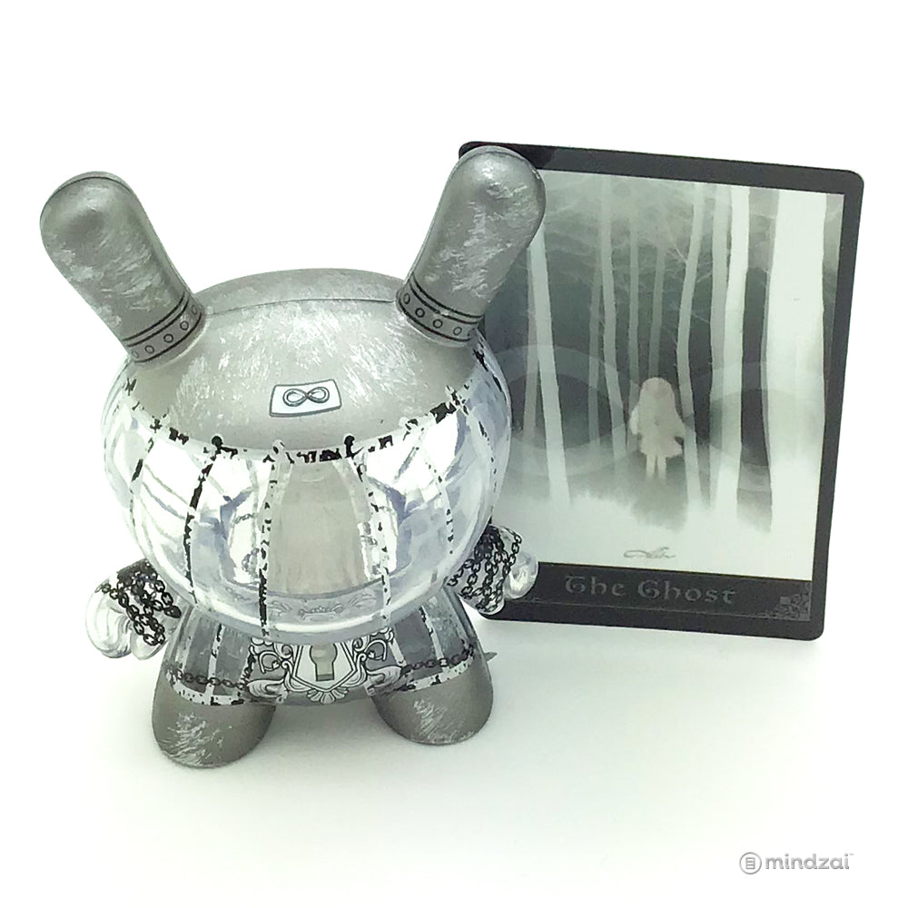 Arcane Divination Series Two The Lost Cards Dunny by Kidrobot - Imprisoned Ghost Dunny (J*Ryu) [Chase]