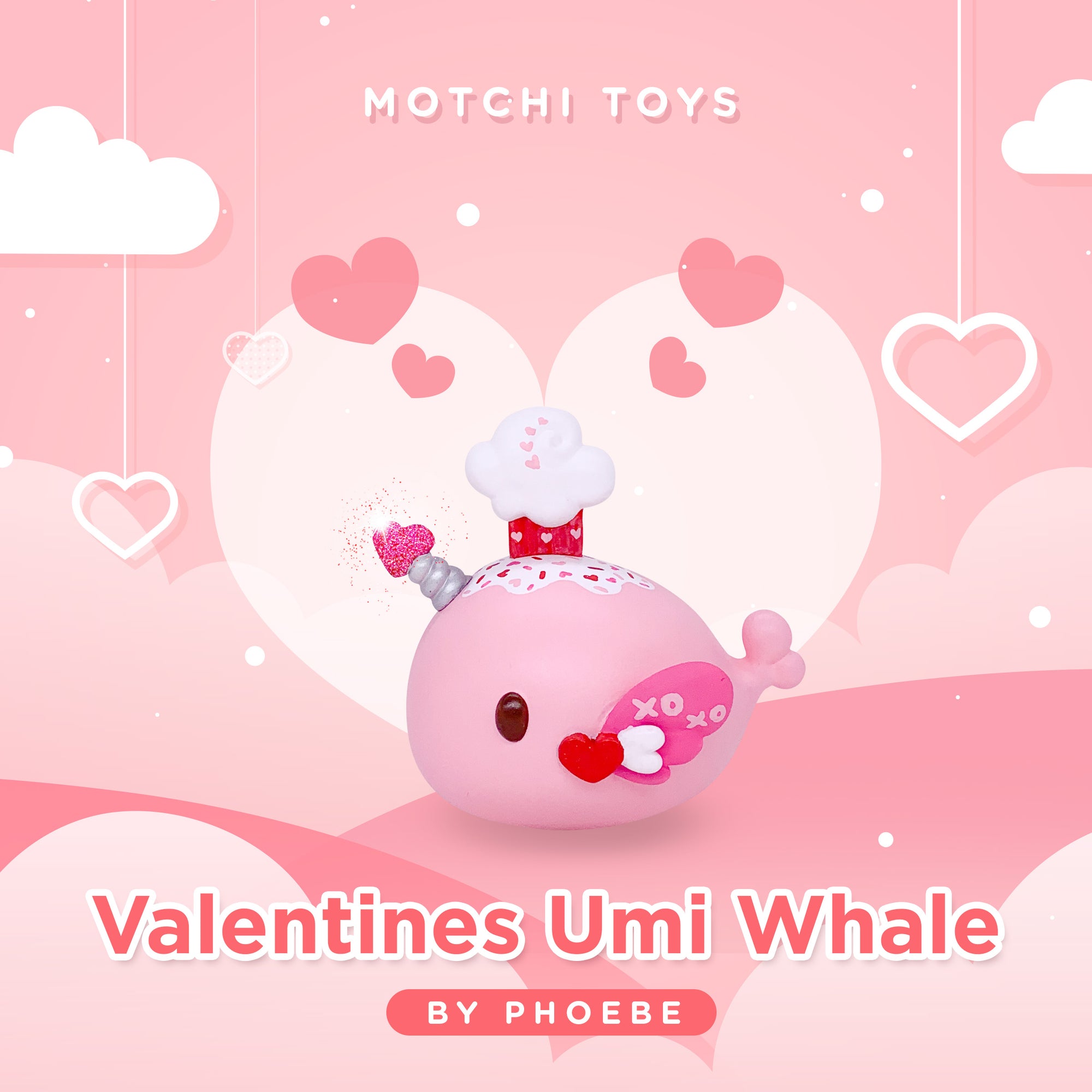 Valentines Umi Whale by Motchi Toys