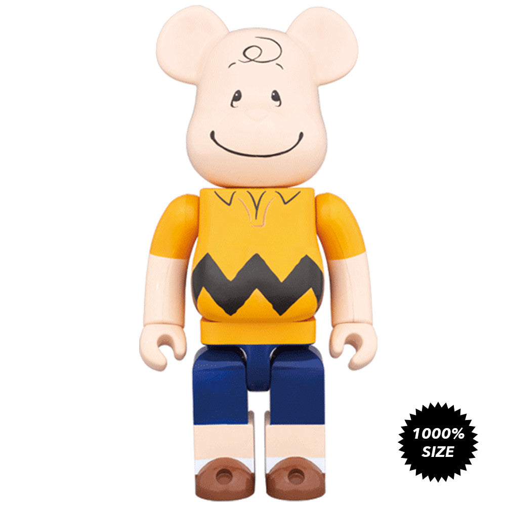 Charlie Brown Yellow Tee 1000% Bearbrick