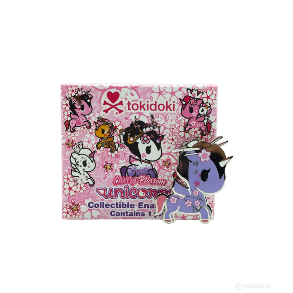 Cherry Blossom Unicorno Enamel Pin Blind Box by Tokidoki