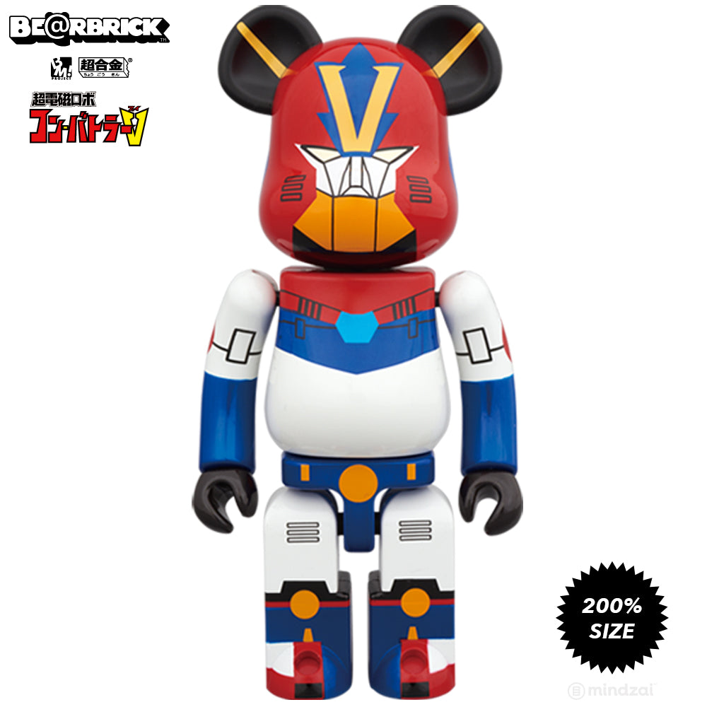 Voltes V "Combattler V" Chogokin 200% Bearbrick by Medicom Toy