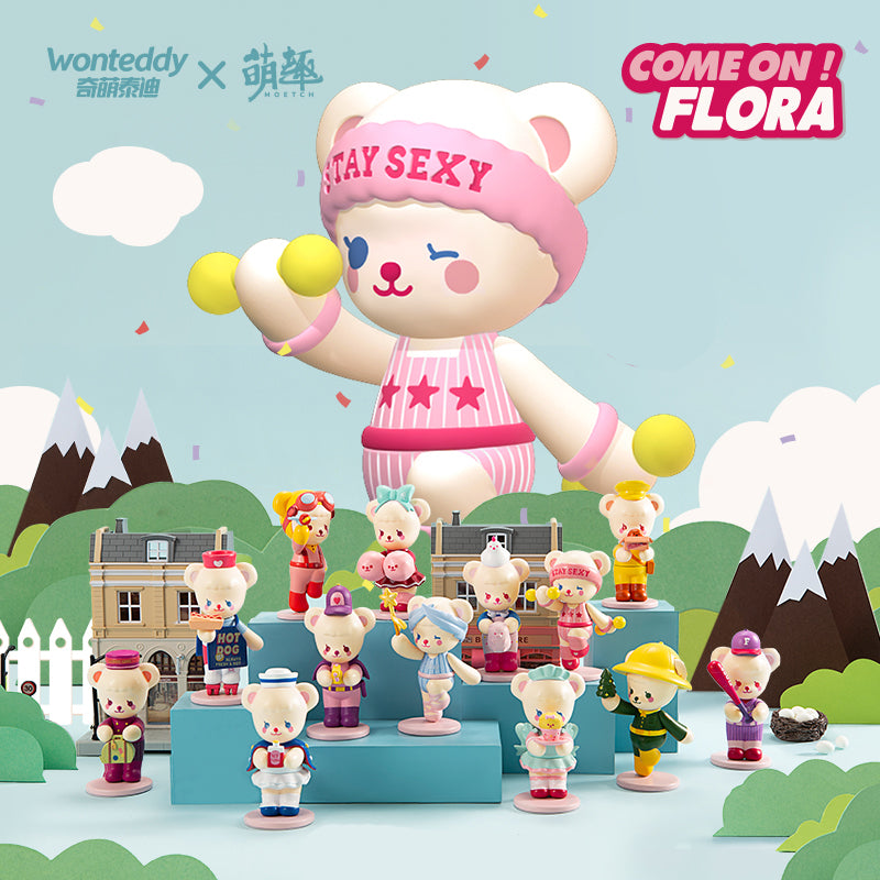 Come On! Flora Blind Box Series by Wonteddy x Moetch Toys