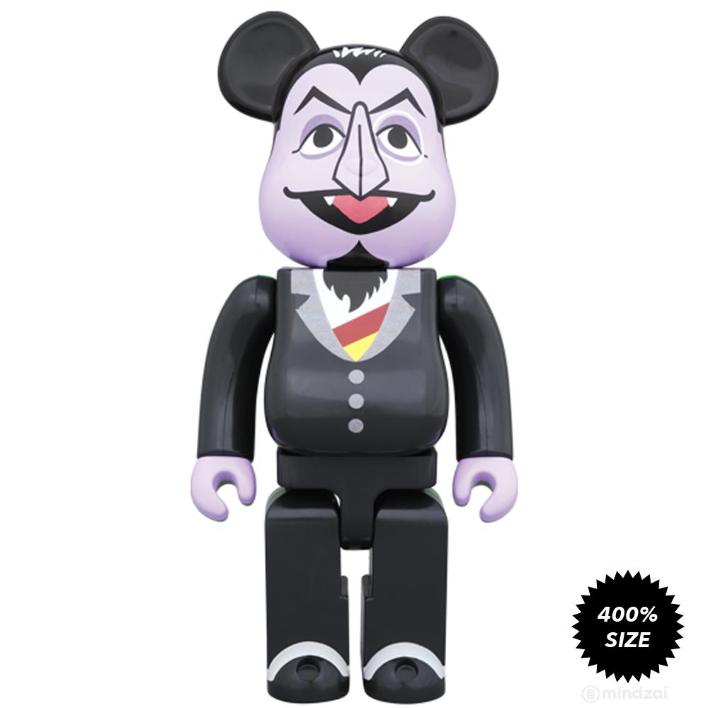 Sesame Street Count Von Count 400% Bearbrick by Medicom Toy