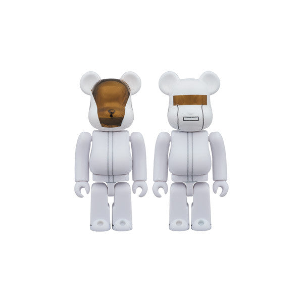 Daft Punk Get Lucky White Suit 100 Bearbrick 2 Pack Mindzai Toy Shop