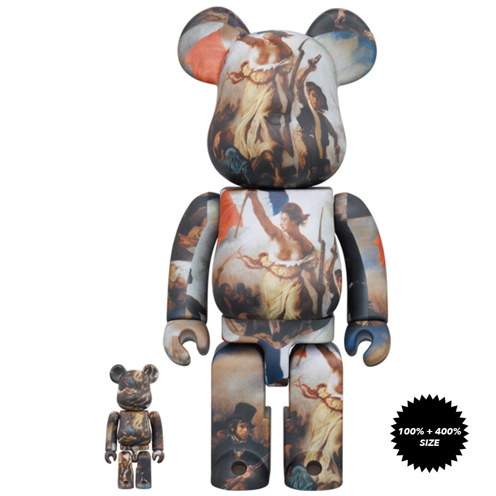 Eugne Delacroix Liberty Leading the People BE@RBRICK 100%&400%-