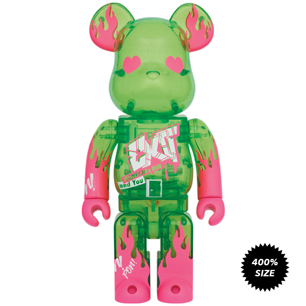 EXIT 400% Bearbrick by Medicom Toy - Mindzai Toy Shop