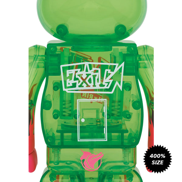 EXIT 400% Bearbrick by Medicom Toy - Mindzai Toy Shop