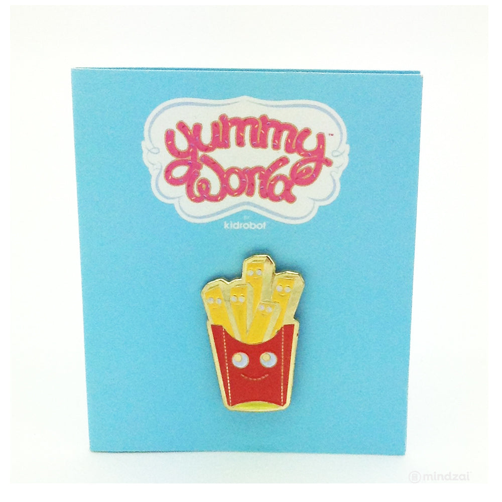 Yummy World Enamel Pin Blindbox Series by Kidrobot - Frankie Fries