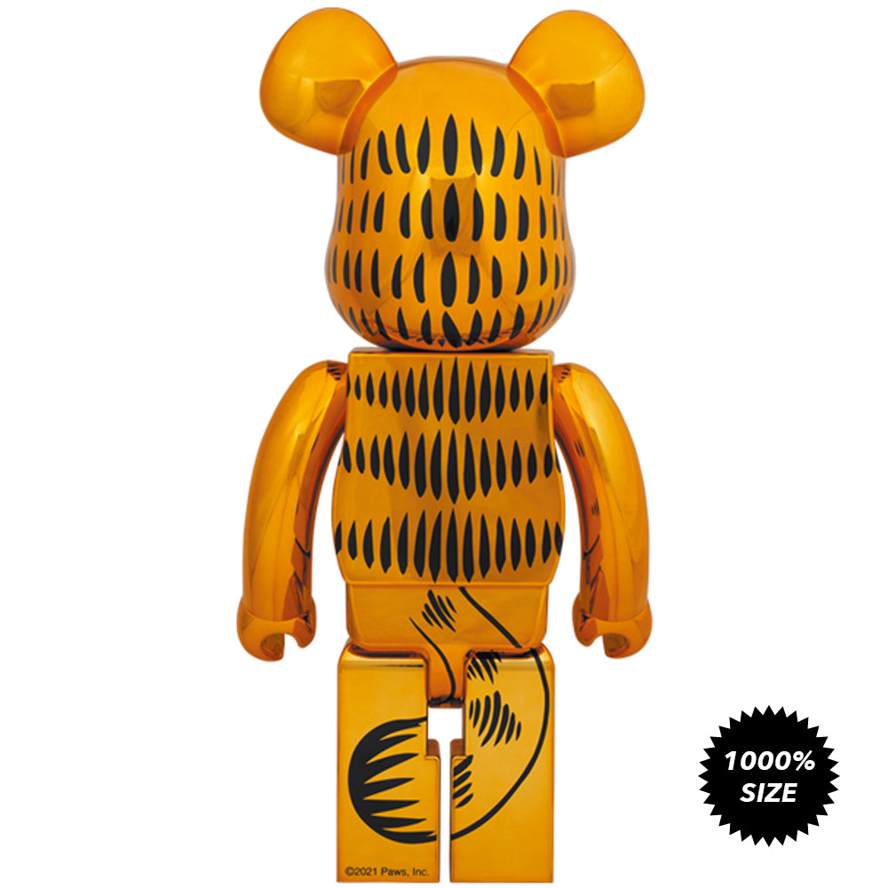 2024 新作】 BE@RBRICK GARFIELD GOLD CHROME Ver.1000％ コミック ...