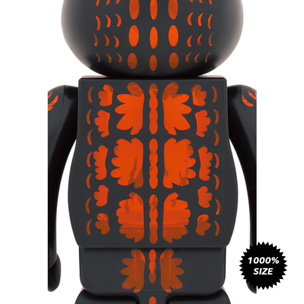 Godzilla from Godzilla vs Destoroyah (Meltdown: Clear Orange Ver.) 1000%  Bearbrick by Medicom Toy