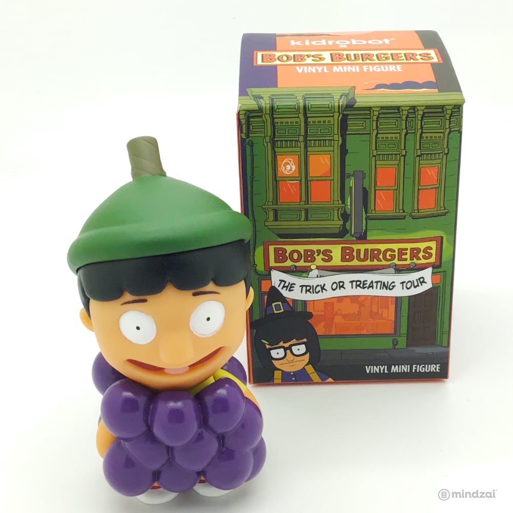 Bob's Burgers Trick or Treating Tour Mini Series by Kidrobot - Grape Gene (Chase)