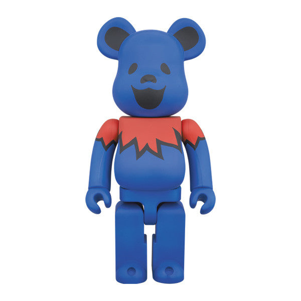 Grateful Dead Blue 100% Bearbrick