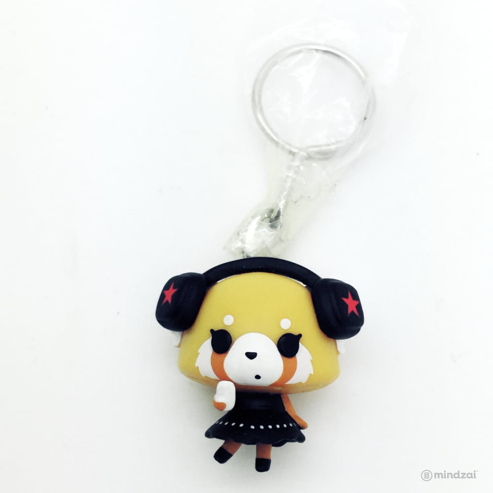 Aggretsuko Blind Box Keychains by Sanrio x Kidrobot - Aggretsuko Headphone