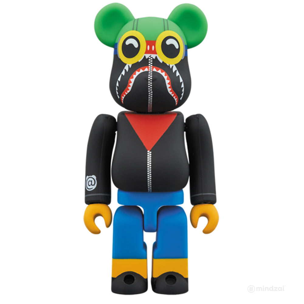 Bape x Hebru Brantley x Social Status Fly Boy 100% Bearbrick by Bape x Medicom Toy