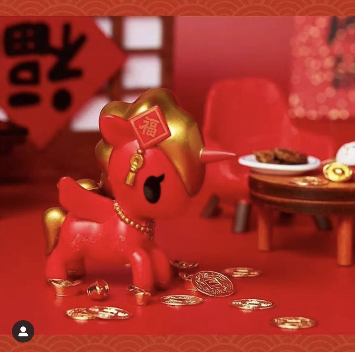 Lunar New Year Unicorno Series One Blind Box by Tokidoki