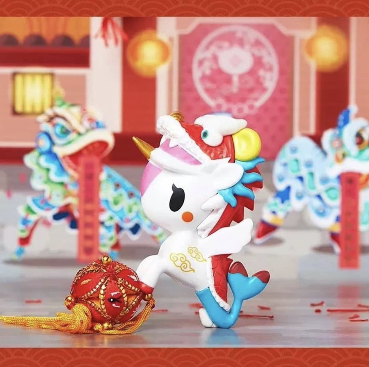 Lunar New Year Unicorno Series One Blind Box by Tokidoki