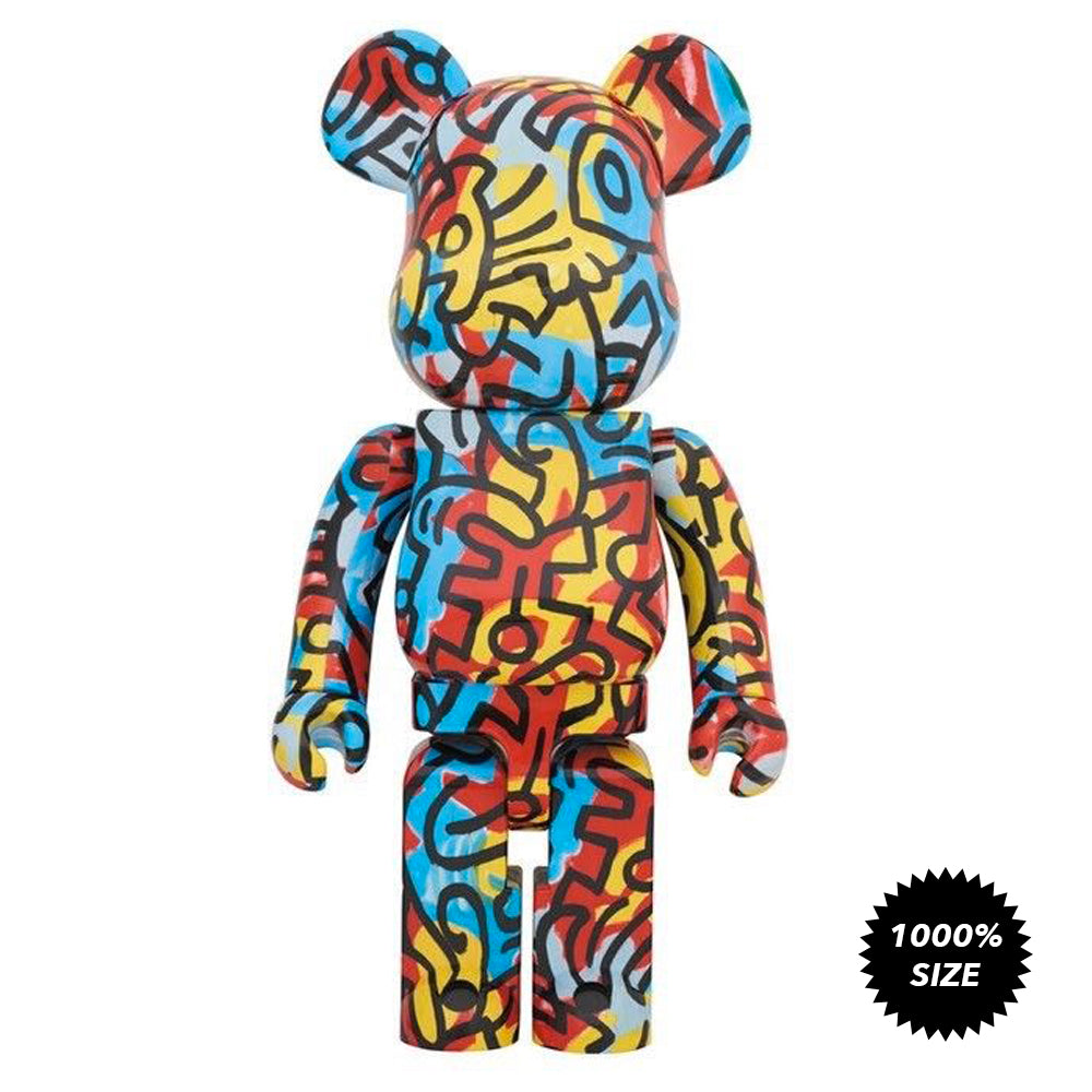 Keith Haring #3 Designer Con 1000% Bearbrick by Medicom Toy