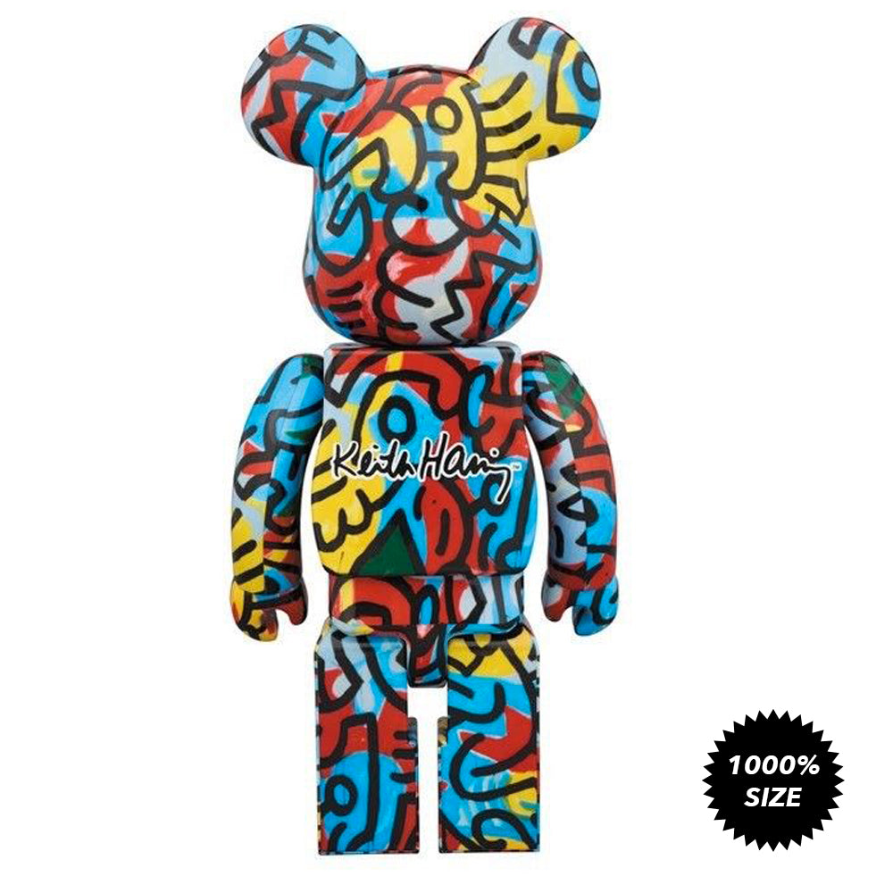 Keith Haring #3 Designer Con 1000% Bearbrick by Medicom Toy