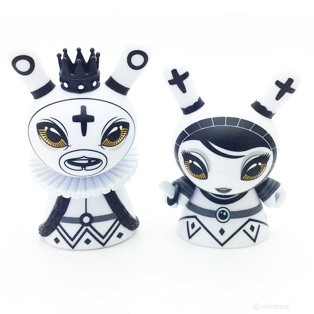 Shah Mat Dunny Chess Mini Series - King (White) and Pawn (Set of 2)