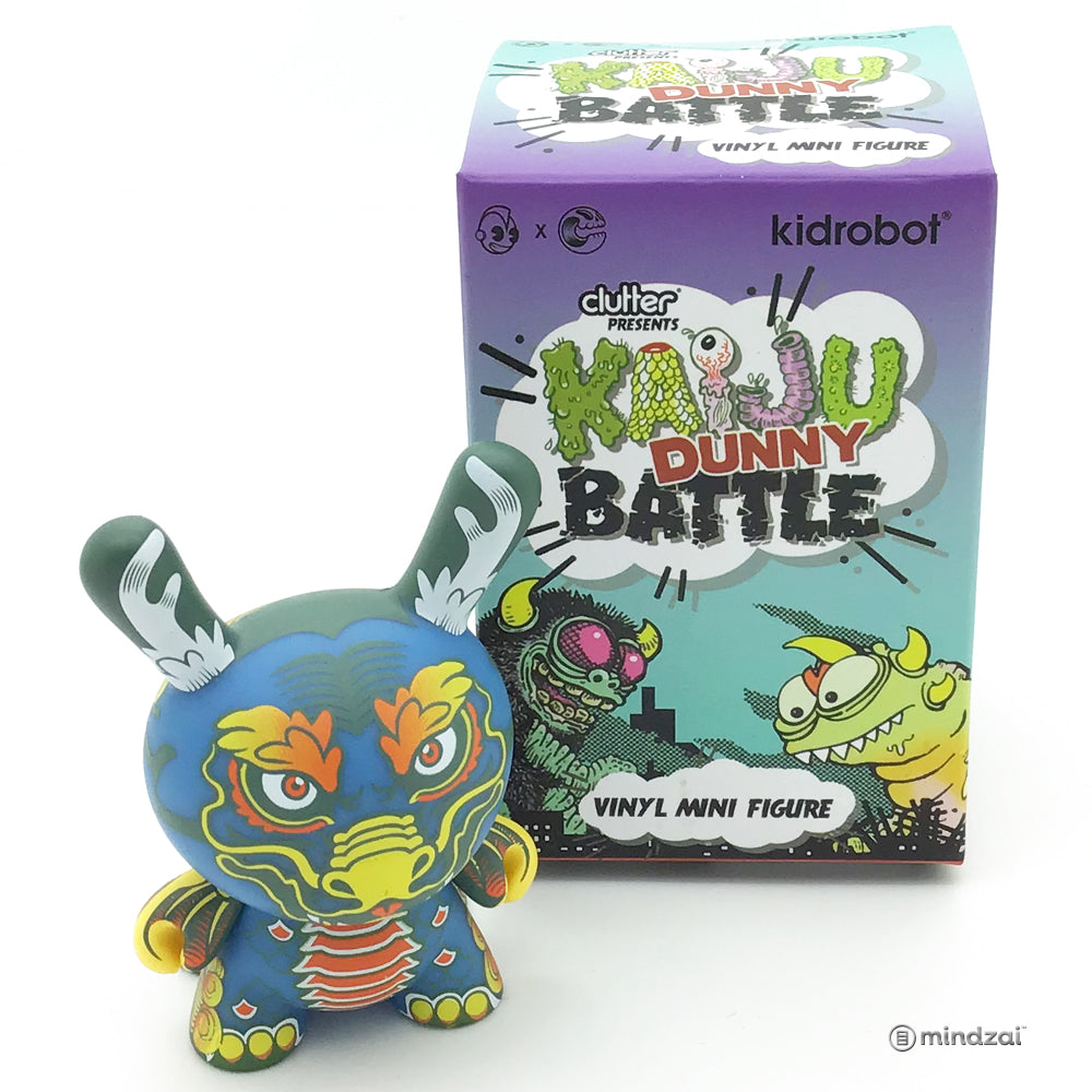 Kaiju Dunny Battle 3 Mini Figures by Kidrobot x Clutter
