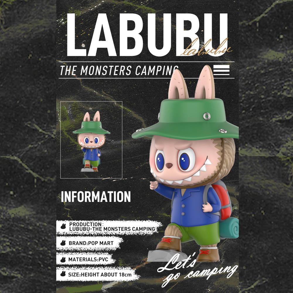 Labubu The Monsters Camping Art Toy Figure by Kasing Lung x POP MART