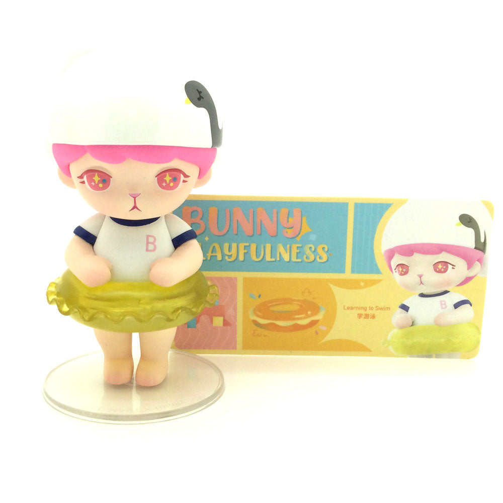 Bunny Playfulness Blind Box Series by POP MART - Learning to Swim