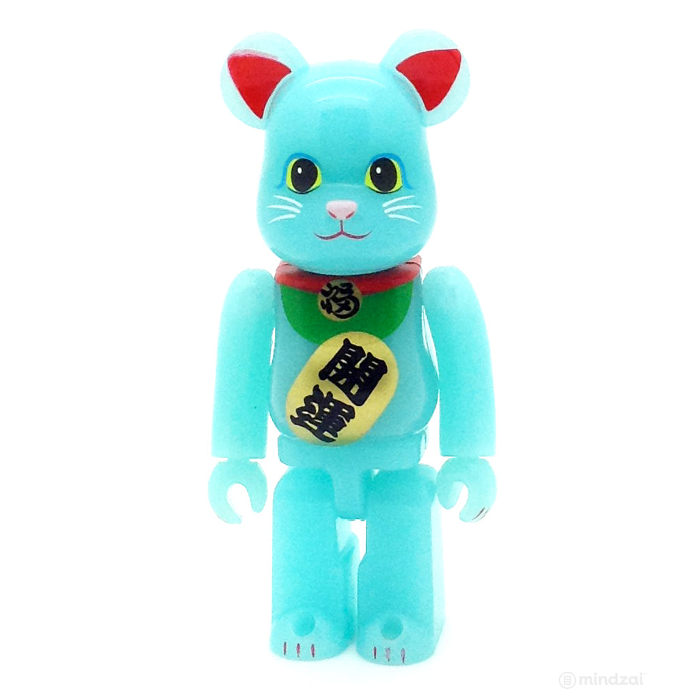 Bearbrick Series 33 -  Lucky Cat Blue (Animal)