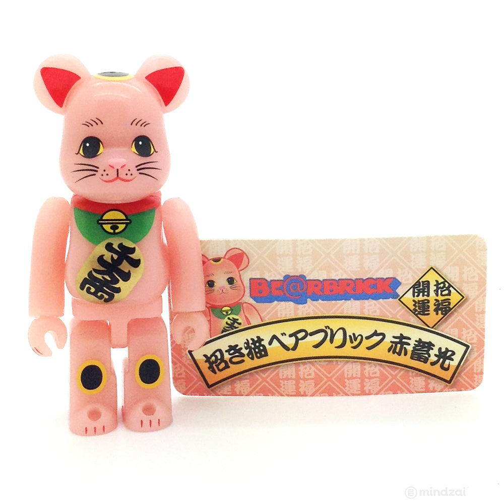 Bearbrick Series 33 -  Lucky Cat Pink (Animal) (Secret)