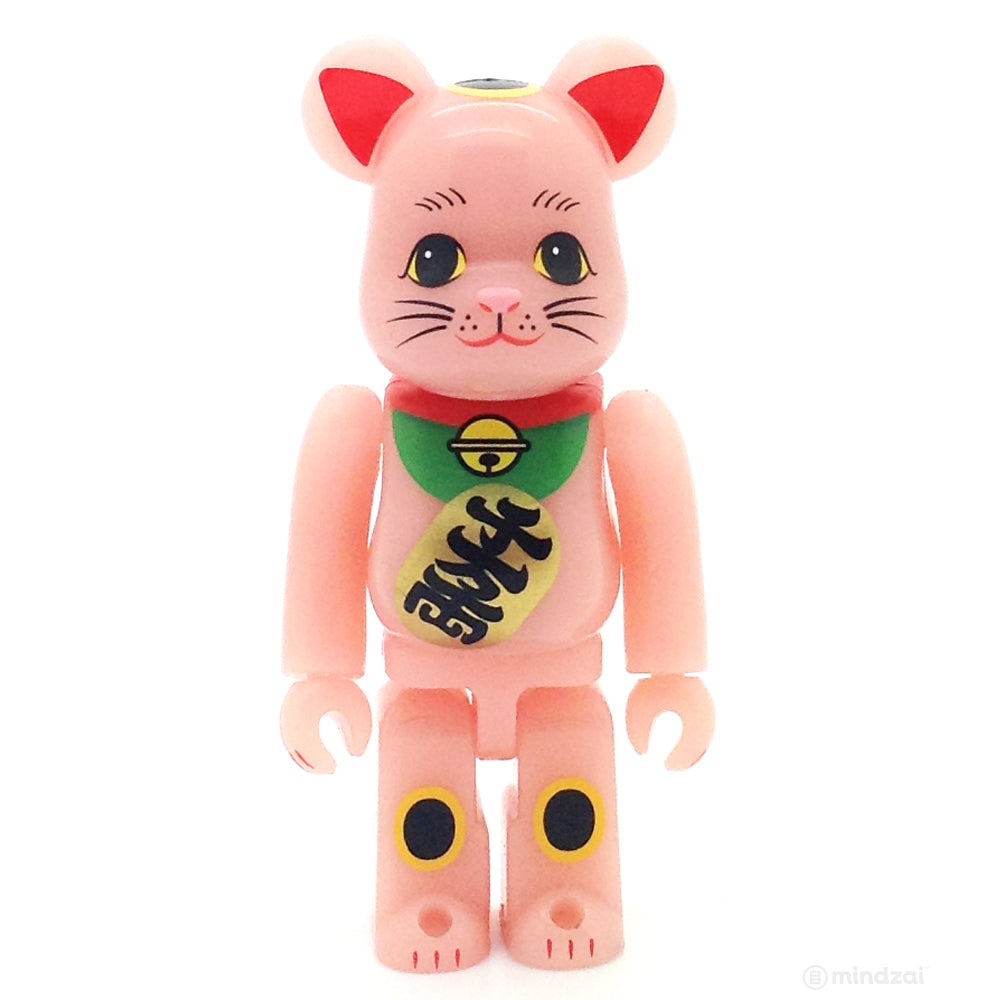 Bearbrick Series 33 -  Lucky Cat Pink (Animal) (Secret)