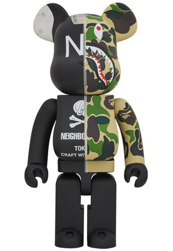 BAPE X Neighborhood NBHD 2018 1000% Bearbrick