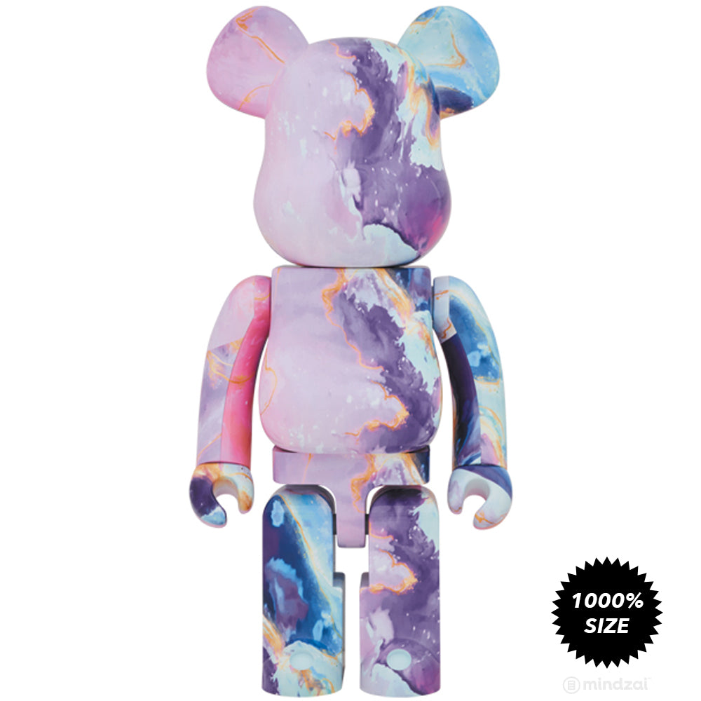 Marble Pattern 1000% Bearbrick by Medicom Toy