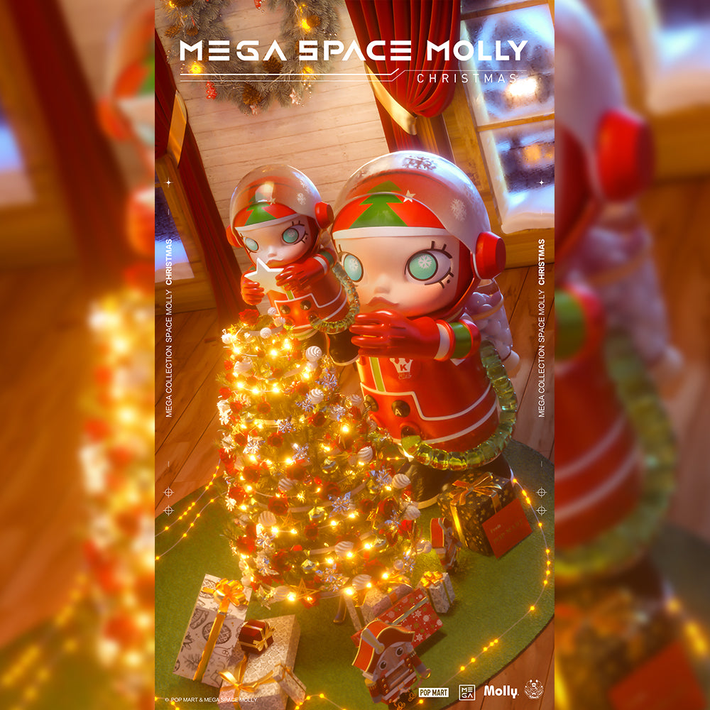 MEGA SPACE MOLLY 400% Christmas Edition Art Toy - Mindzai Toy Shop