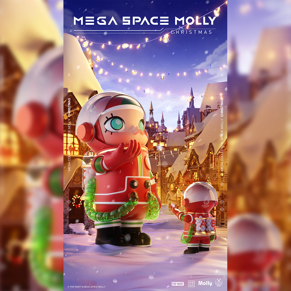 POP MART MEGA SPACE MOLLY CHRISTMAS 400% - フィギュア