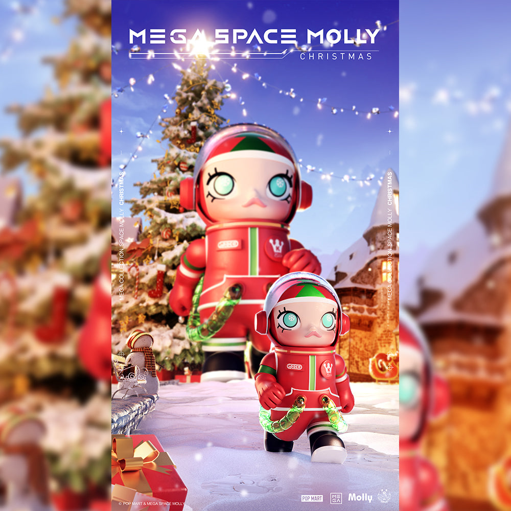 POP MART MEGA SPACE MOLLY CHRISTMAS1000% - rabassa.eu
