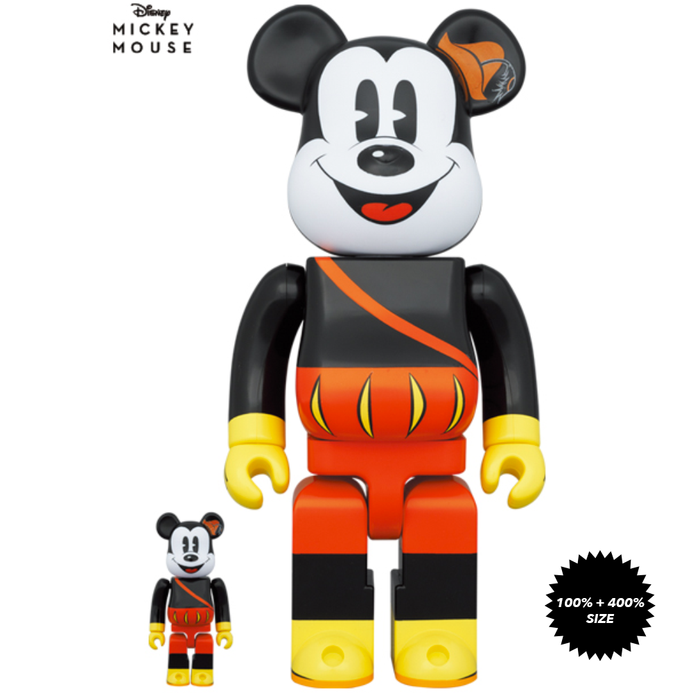 Mickey the Bard 100% + 400% Bearbrick Set by Medicom Toy - Mindzai