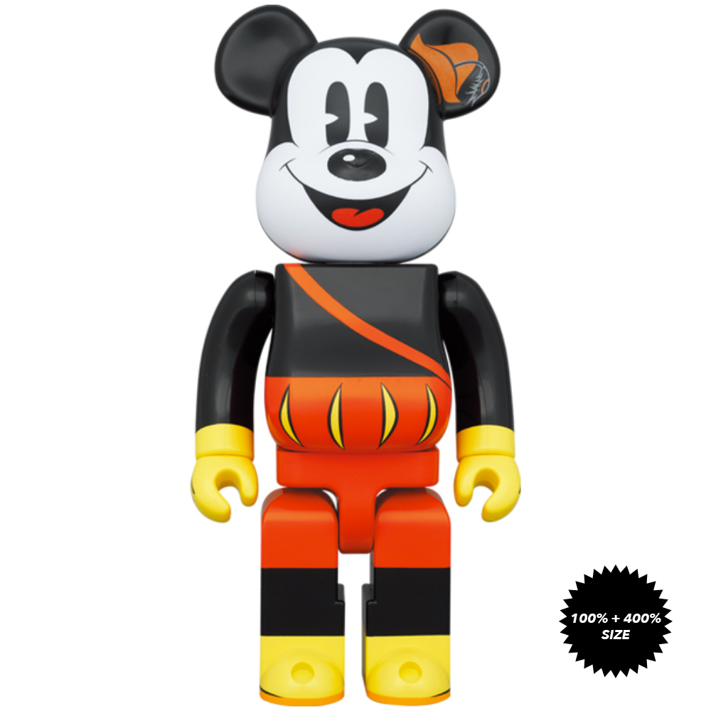 Mickey the Bard 100% + 400% Bearbrick Set by Medicom Toy - Mindzai Toy Shop