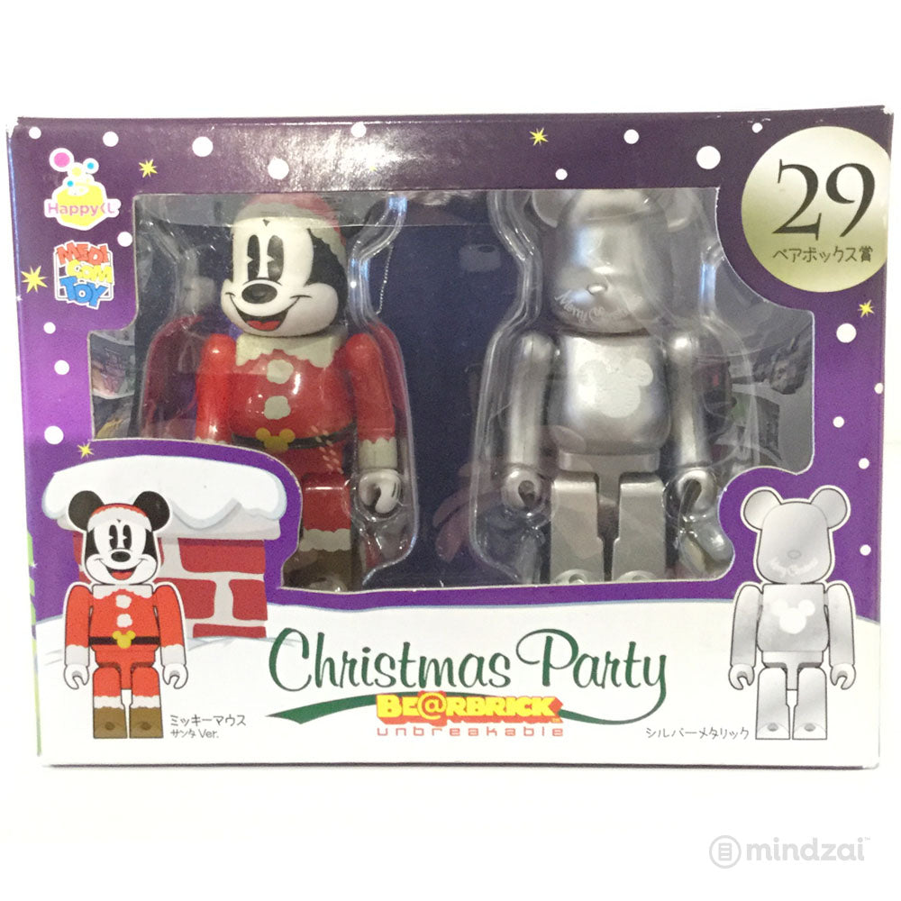 Disney Bearbrick Unbreakable - Happy Kuji #29- Mickey Mouse Santa