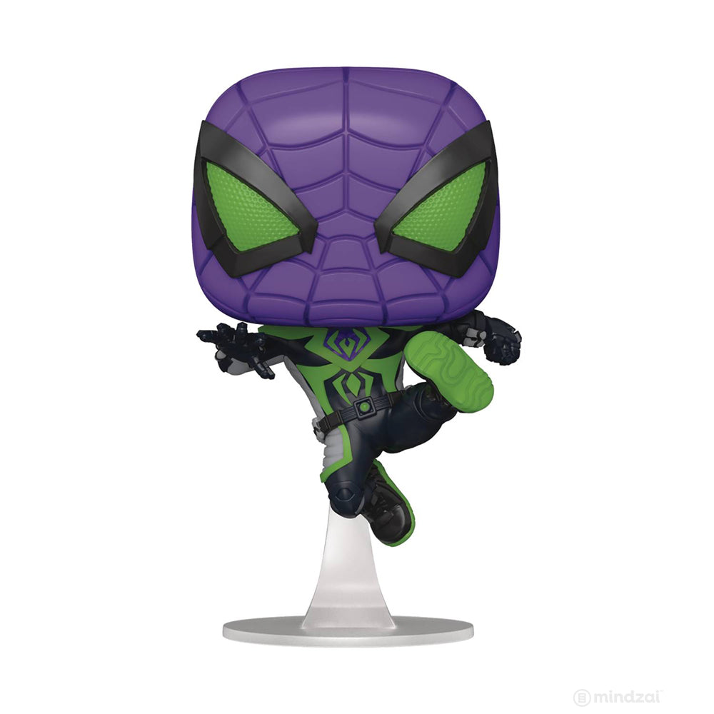 Miles Morales Game: Miles Morales Purple Reign Suit POP Toy Figure by Funko